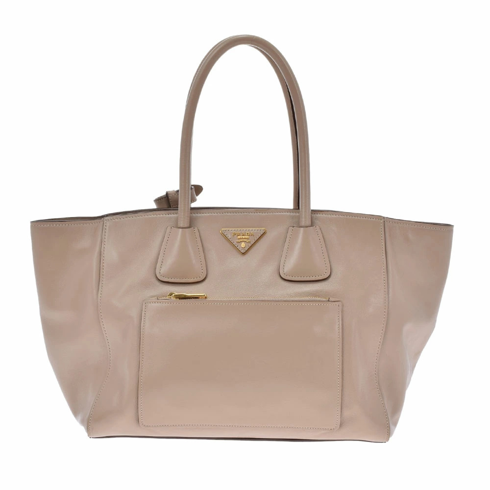 PRADA Vitello Phoenix handbag beige soft calfskin bag